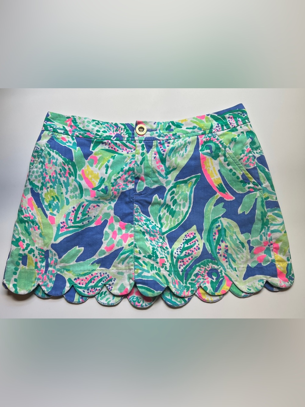 Lilly Pulitzer Skort with Scalloped Hem Size 0